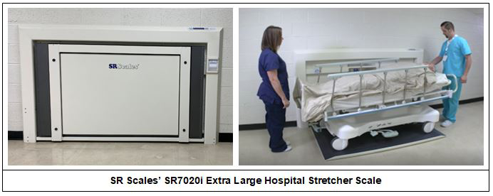 Extra Large Hospital Stretcher Scale